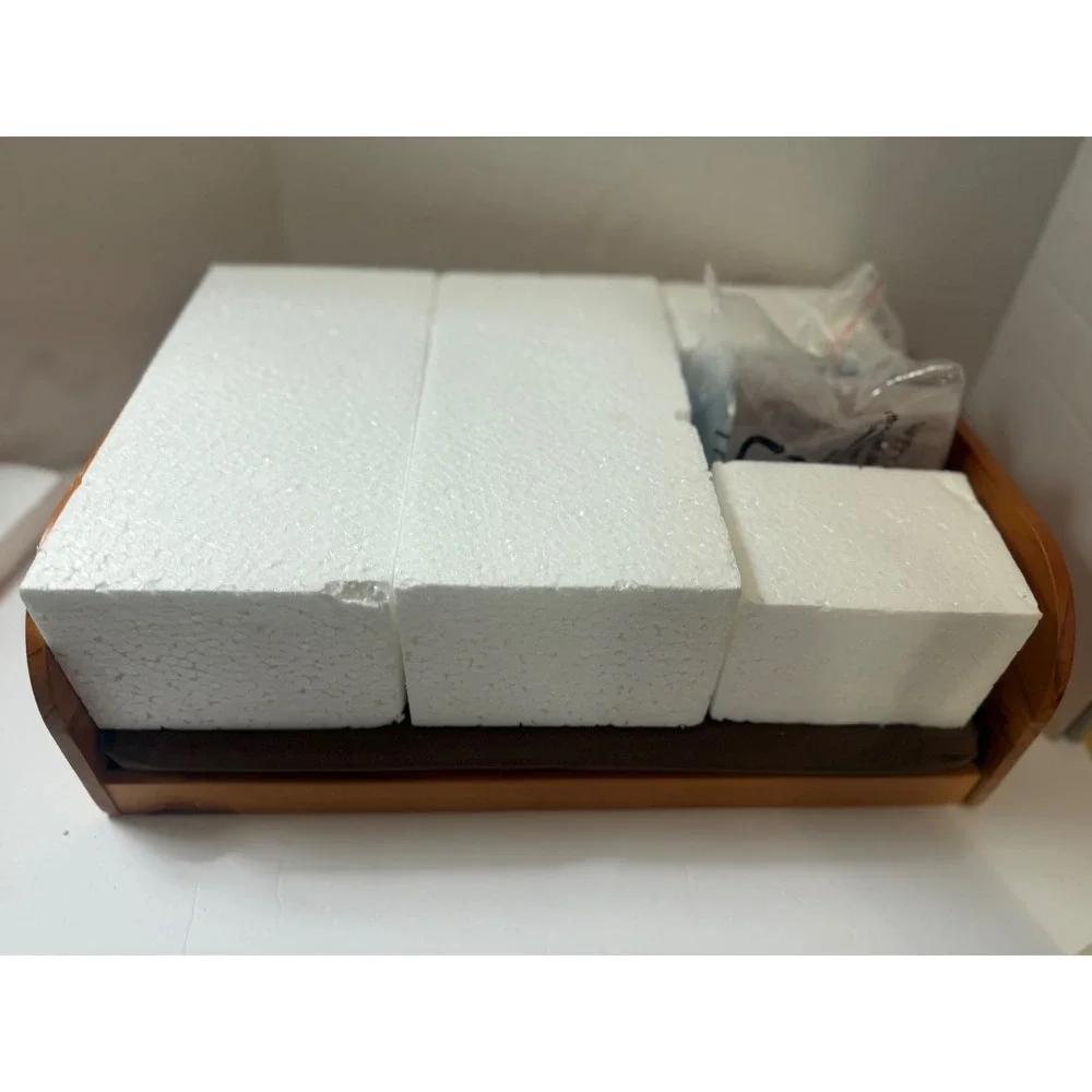 The Refined Feline Kit-In-Box Solid Wood Desk Side Cat Bed Cherry Finish